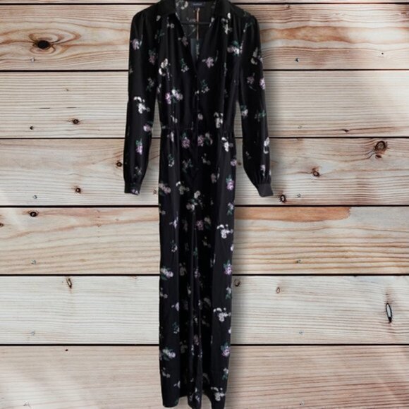 ModCloth Everything & More Floral Jumpsuit (L) NWT - Picture 3 of 9